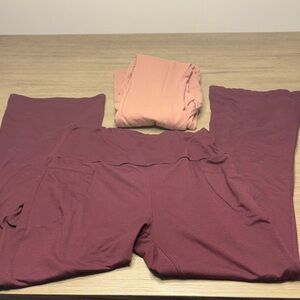 Women's Pink Pants Set